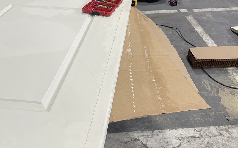 Door Scratch Repair Example 1