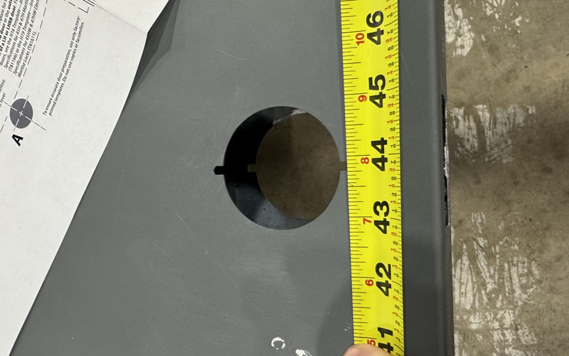 Door Scratch Repair Example 1