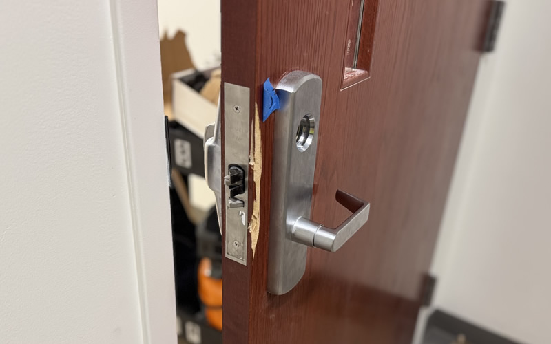 Door Scratch Repair Example 1