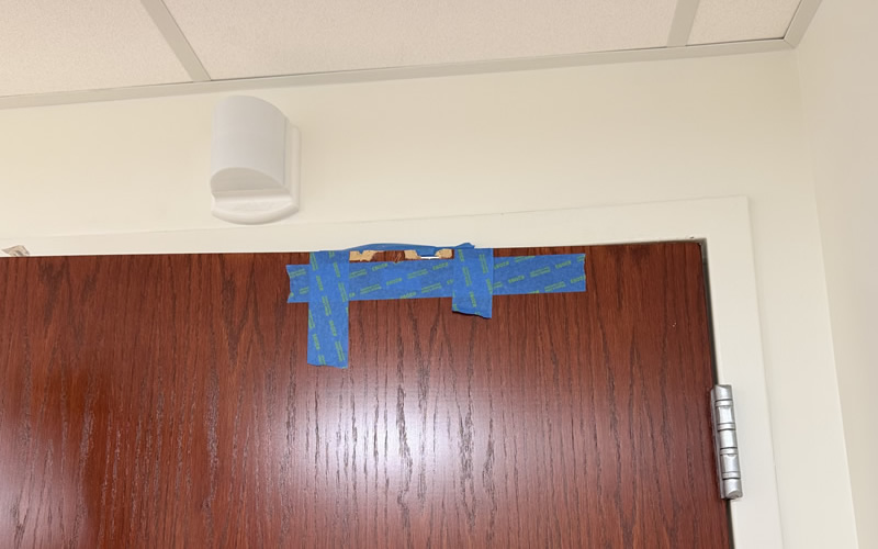 Door Scratch Repair Example 1